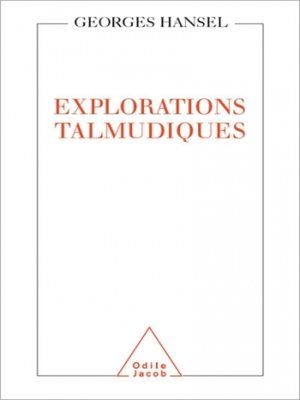 cover image of Explorations talmudiques